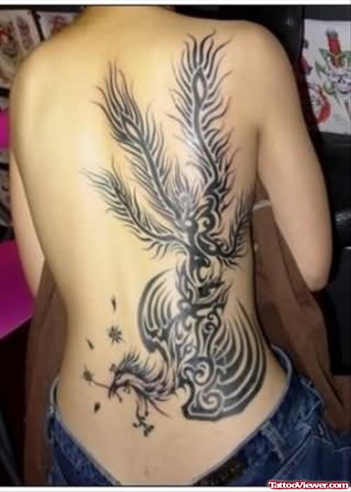 Tribal Phoneix Tattoo