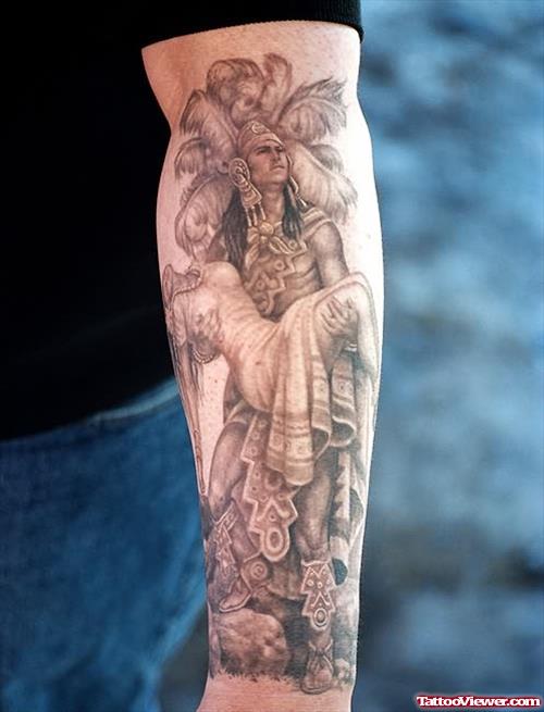 Warriors Fantasy Tattoo On Arm