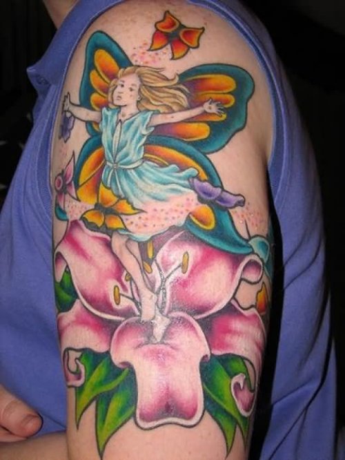 Fantasy Tattoos On Shoulder