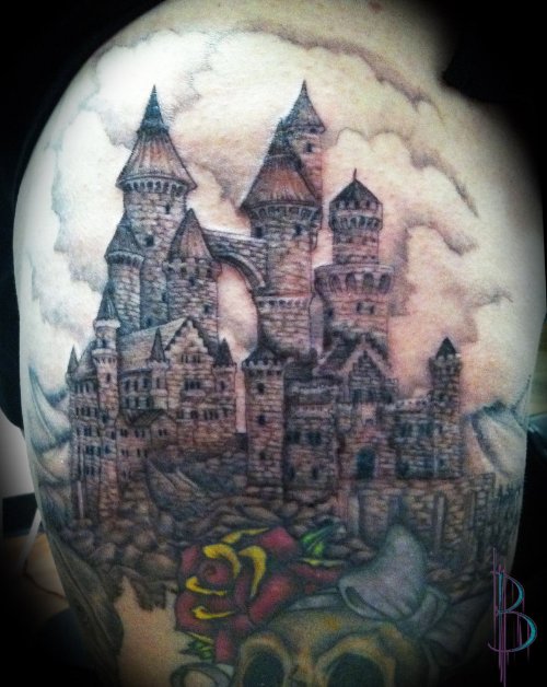 Fantasy Tattoo Castle