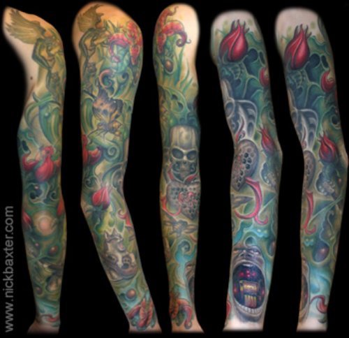 Sleeve Fantasy Tattoo