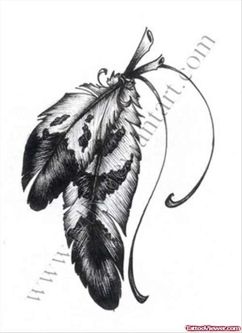 Eagle Feathers Tattoos Designs