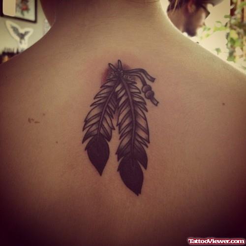 Beautiful Feather Upperback Tattoo