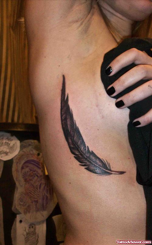 Nice Feather Tattoo