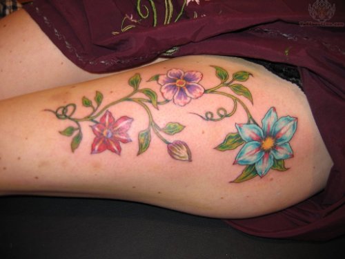 Feminine Flower Tattoos