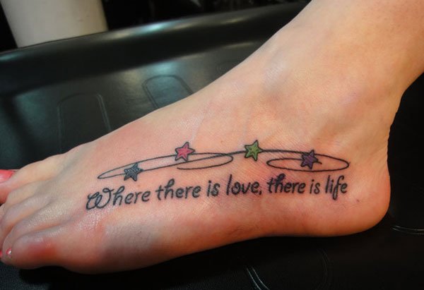 Where There Is Love there Is Life Feminine Tattoo