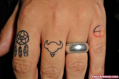 Native Finger Tattoos