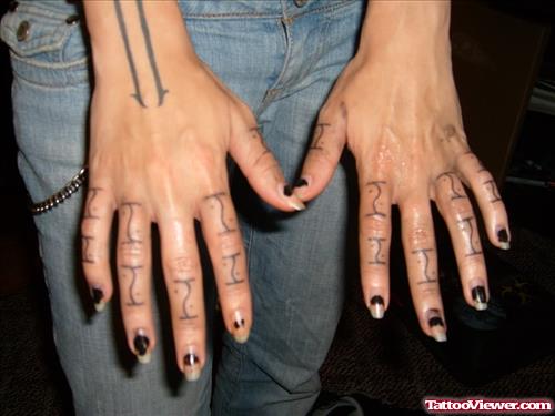 Finger Tattoos For Girls