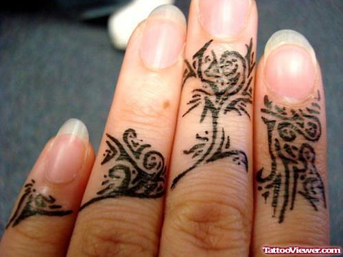 Grafity Finger Tattoo