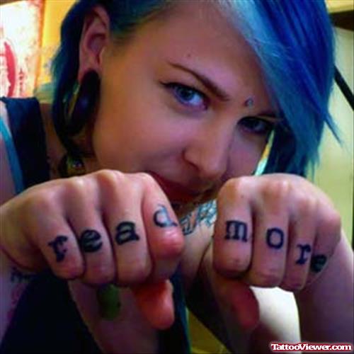 Awesome Read More Finger Tattoos For Girls