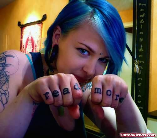 Read More Tattoo On Finger