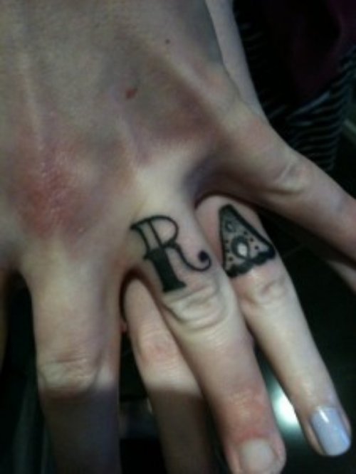 Rachael Aaron Finger Tattoos