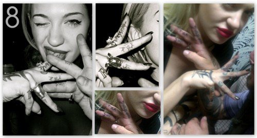 Finger Tattoo Design For Girls