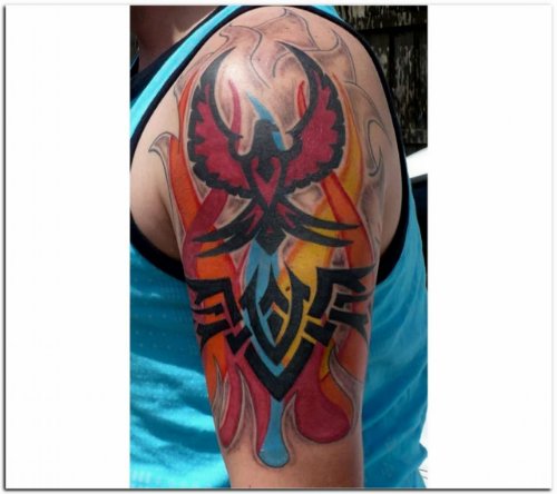 Fire and Flame Tattoo for Men
