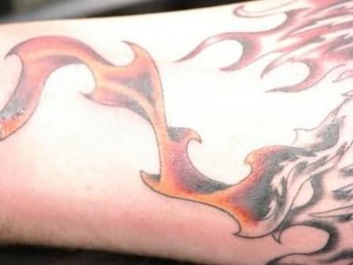 Fire and Flame Tattoo For Body
