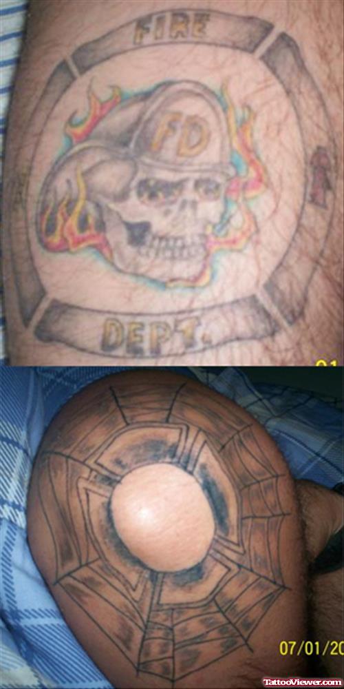 Firefighter Tattoo Designs For Shoulder