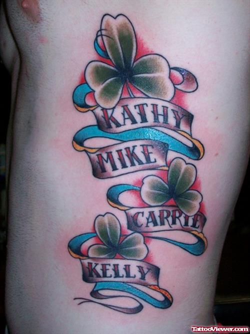 Kathy Mike Tattoo On Rib