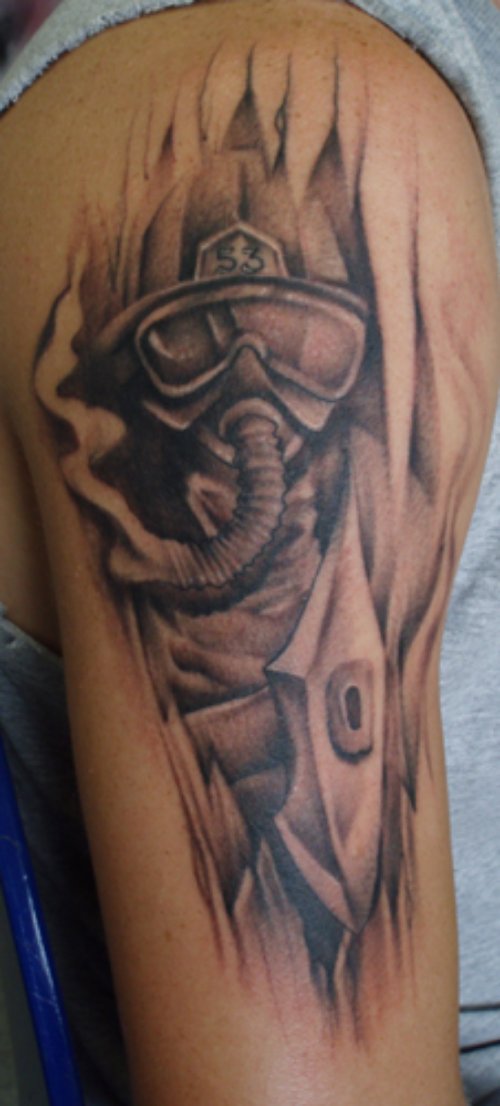 Fire Fighter Tattoo