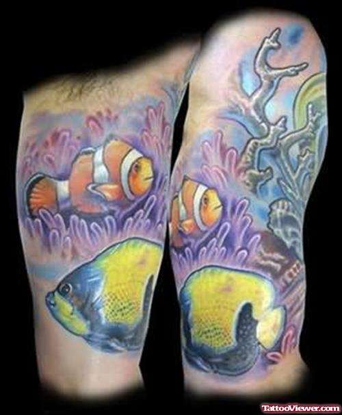 Coral And Fish Tattoo Of The Day