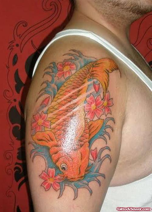 Orange Colourful Tattoo Styles