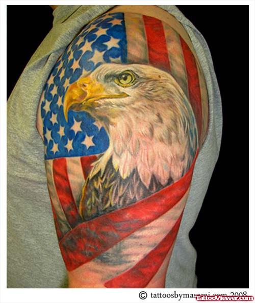 Flag Tattoo USA