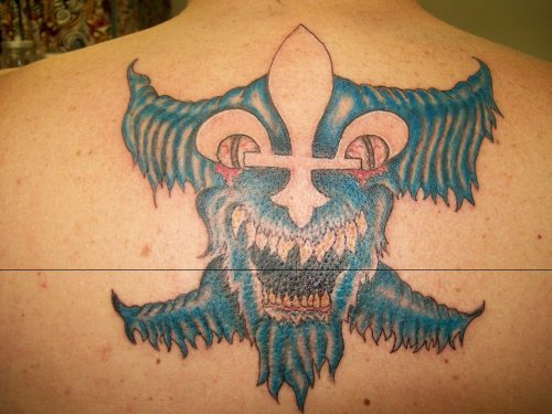 My Demonic Quebec Flag Tattoo