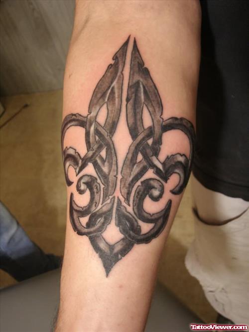Fleur De Lis Tattoo Symbol Tattoo On Arm