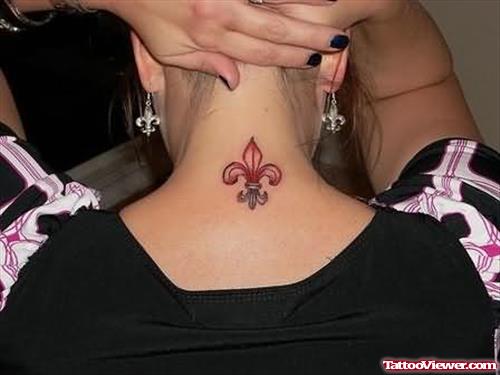 Small Size Fleur De Lis Tattoo