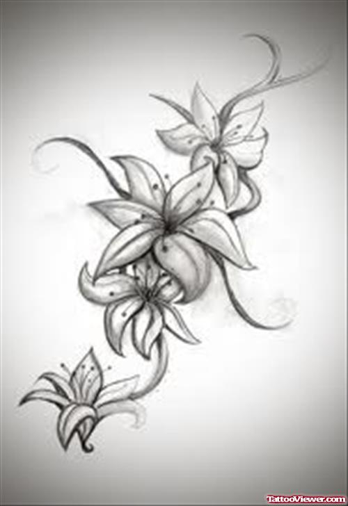 Flower Tattoo Sample