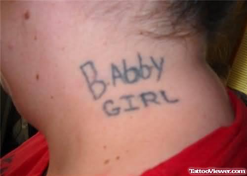 Babby Girl Tattoo