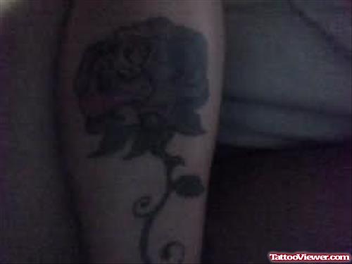 Colorful Rose Tattoo