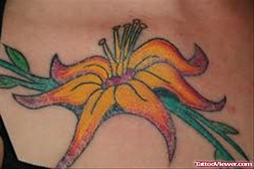 Yellow Flower Tattoo