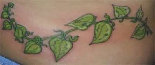 Green Leaves Tattoo
