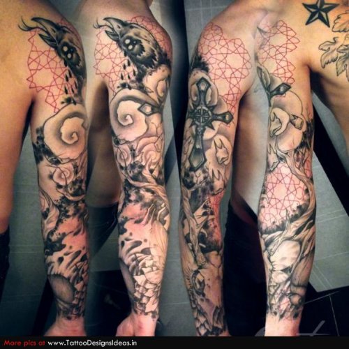 Sleeve Flower Tattoos