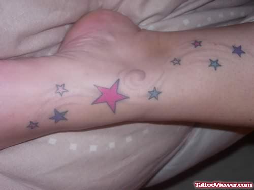 Winsome Foot Tattoo