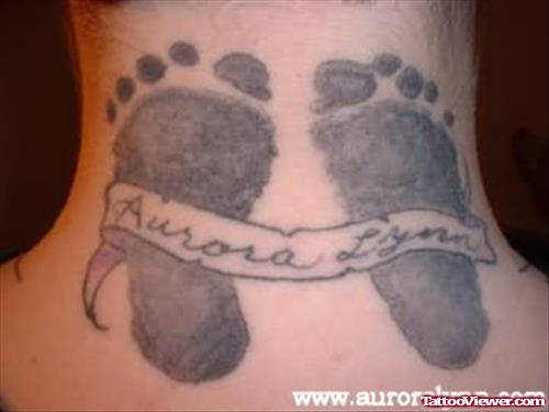 Liz Footprints Tattoo