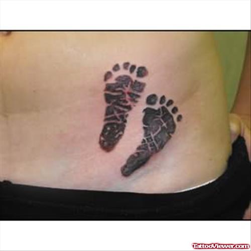Feet Prints Tattoo