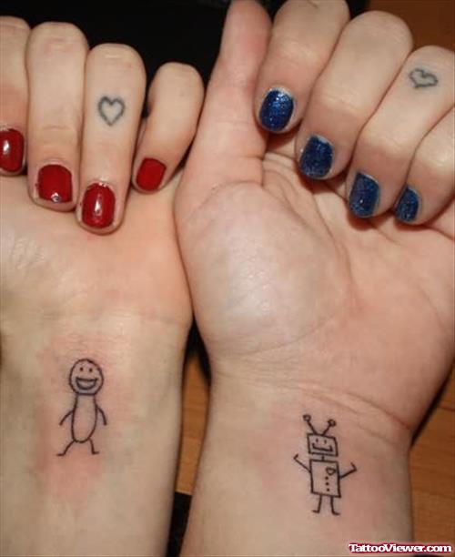 Impressive Friendship Tattoos