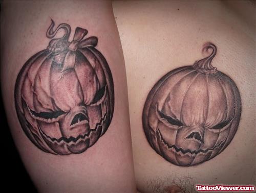 Friendship Halloween Tattoo