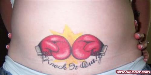 Knock It Out Friendship Tattoo