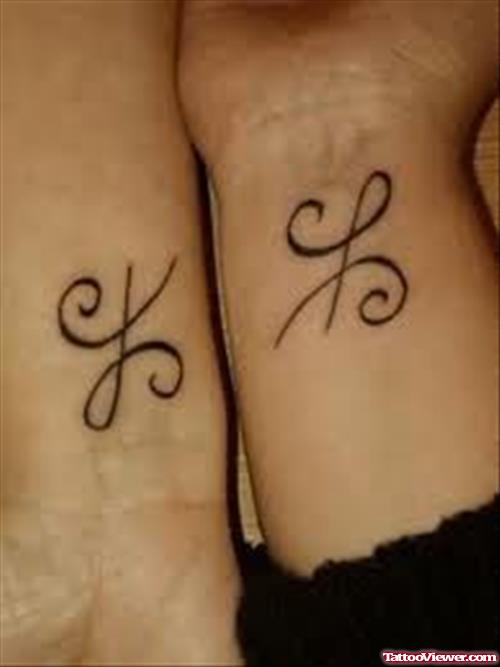 Friendship Tattoo On Wrists