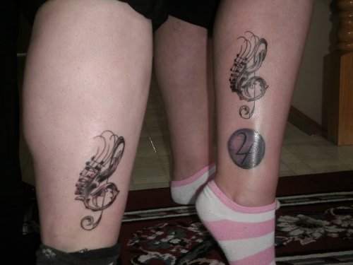 Music Friendship Tattoo