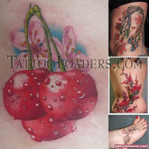 Awesome Cherry Tattoos