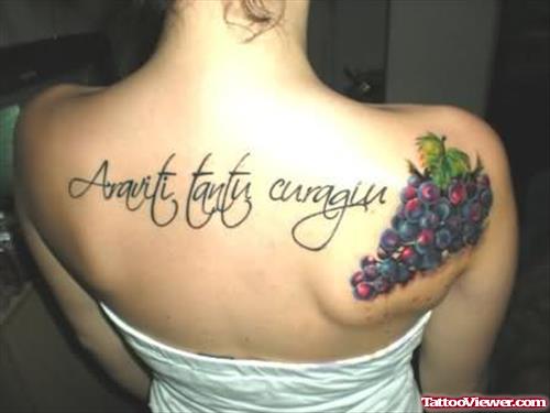 The Meaning of Grape Tattoos Art