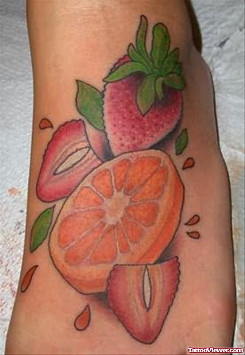 Fruit Pieces Tattoo