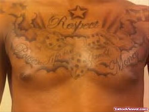 50 Cloud Chest Tattoos For Men  Blue Sky Ink Design Ideas  Chest tattoo  men Cool chest tattoos Chest piece tattoos