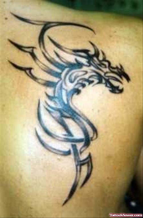 Dragon tattoo back tribal Tribal Dragon