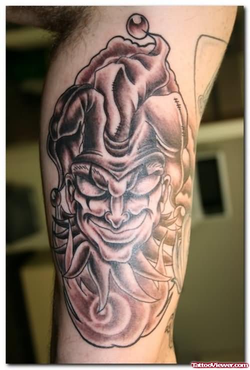 Joker Face Tattoo