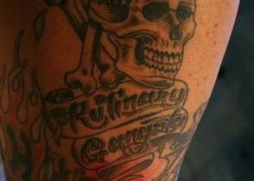 Gangsta Skull Tattoo