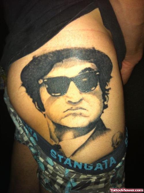 Gangsta Brother Tattoo On Side